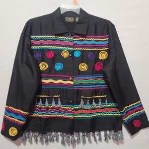 Allure Blouse 100% Silk Size L